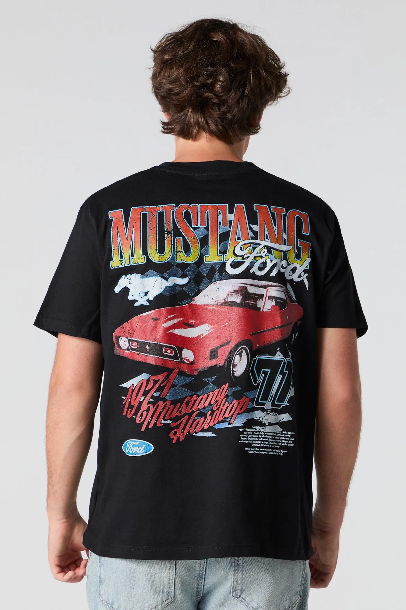 T-shirt à imprimé Ford Mustang sold by Urban Planet product image thumbnail 2