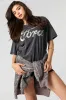 Ford Camo Graphic Washed Boyfriend T-Shirt sold by Urban Planet