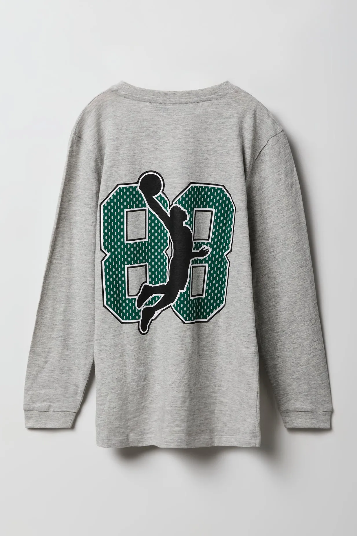 Boys LA Basketball Graphic Long Sleeve Top sold by Urban Planet