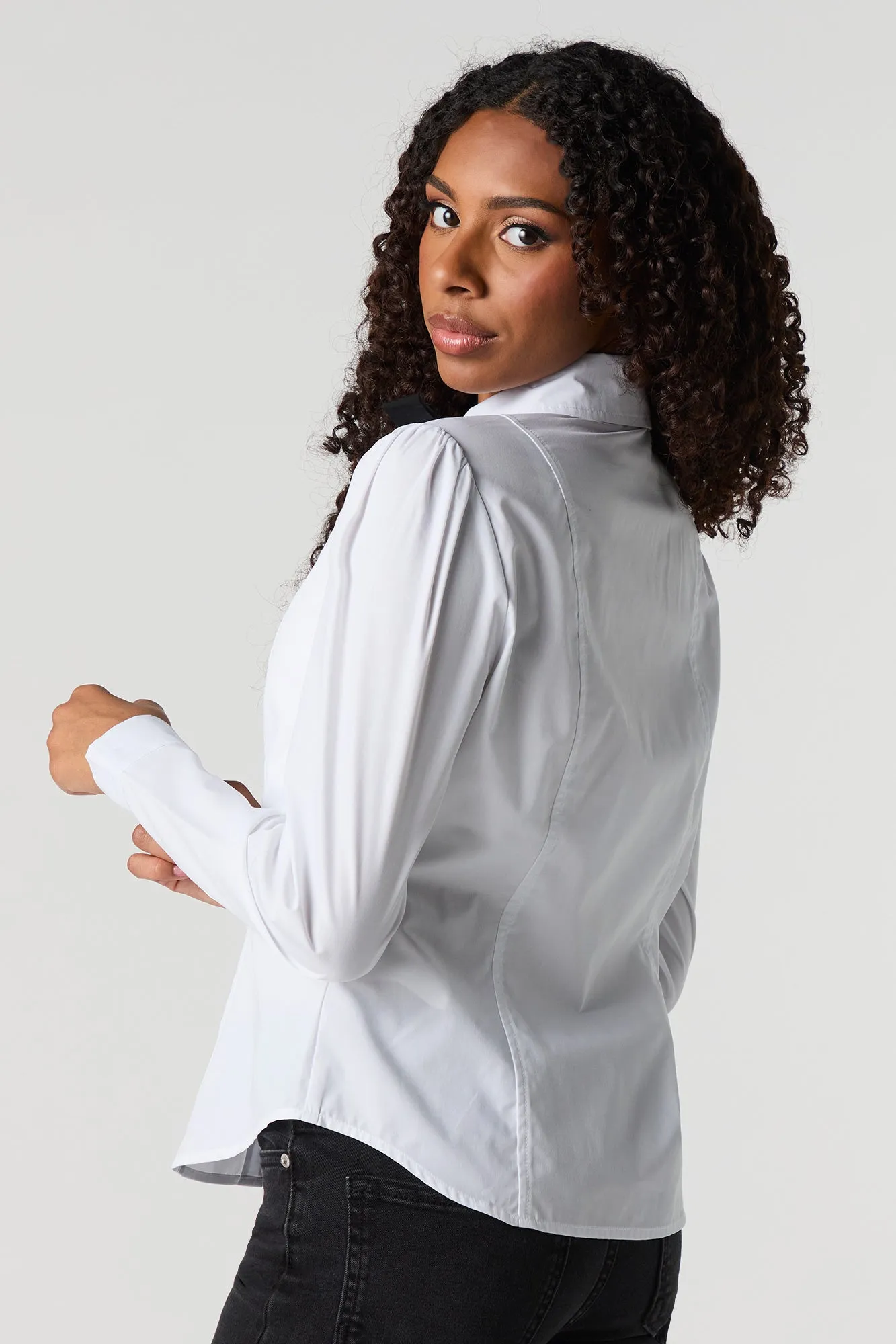 Haut boutonné avec noeud papillon sold by Urban Planet product image thumbnail 2