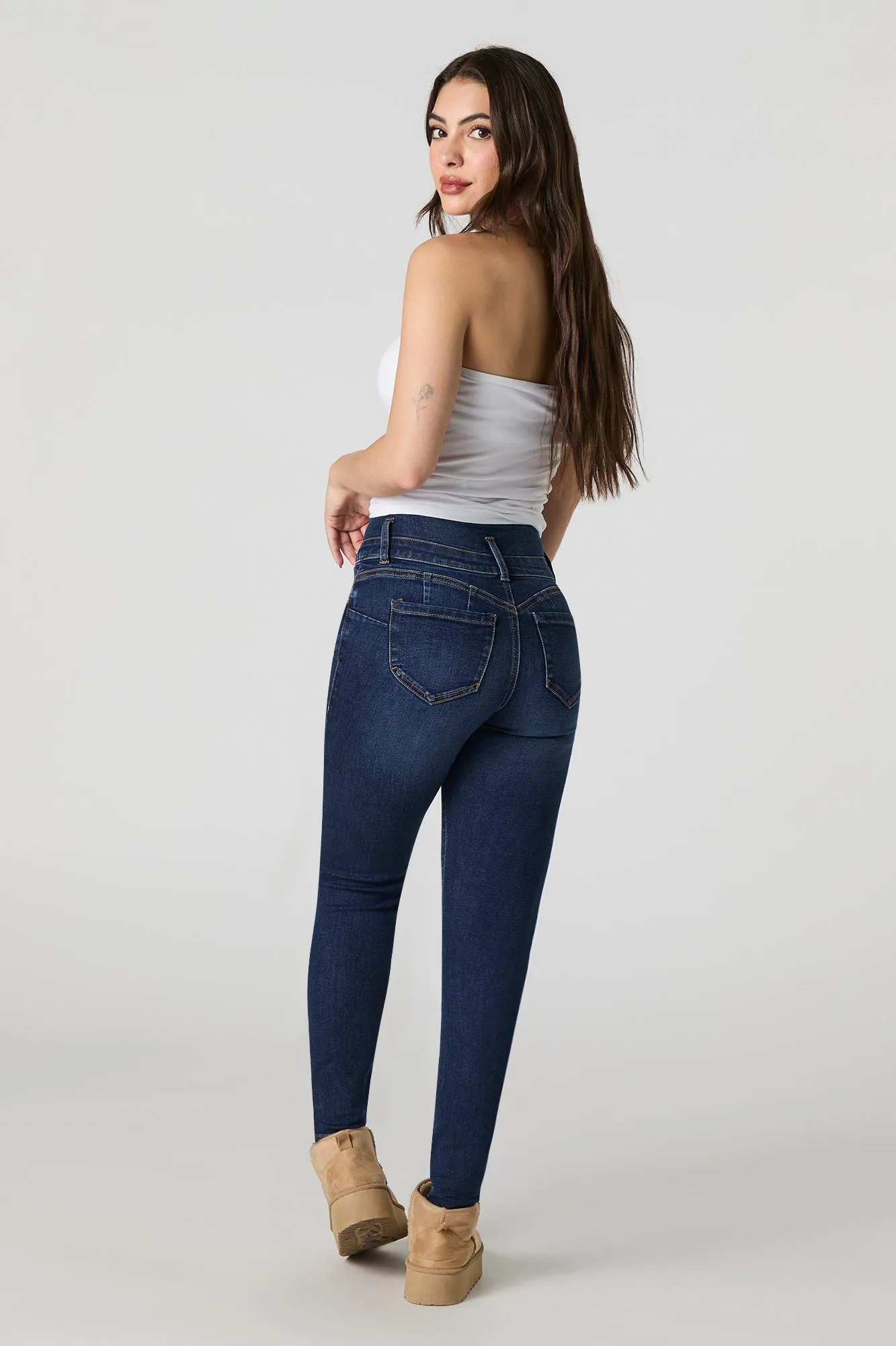 Push Up Skinny Dark Jean sold by Urban Planet product image thumbnail 3