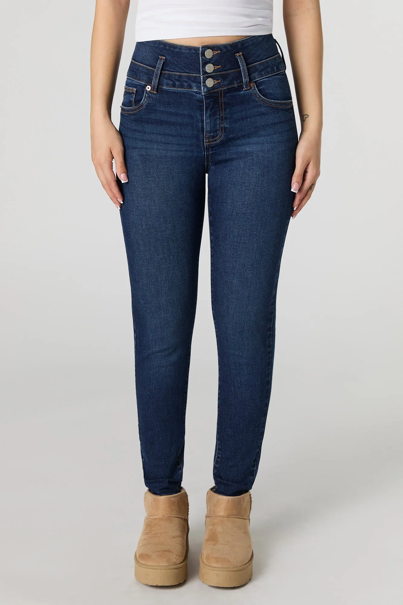 Push Up Skinny Dark Jean sold by Urban Planet product image thumbnail 2