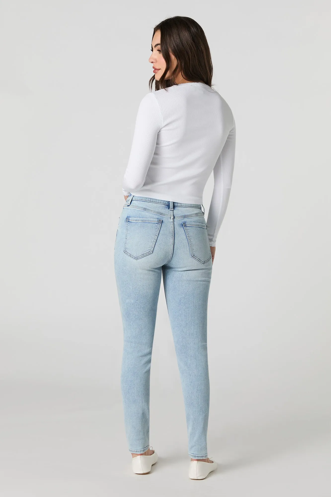 Skinny Light Jean sold by Urban Planet product image thumbnail 3