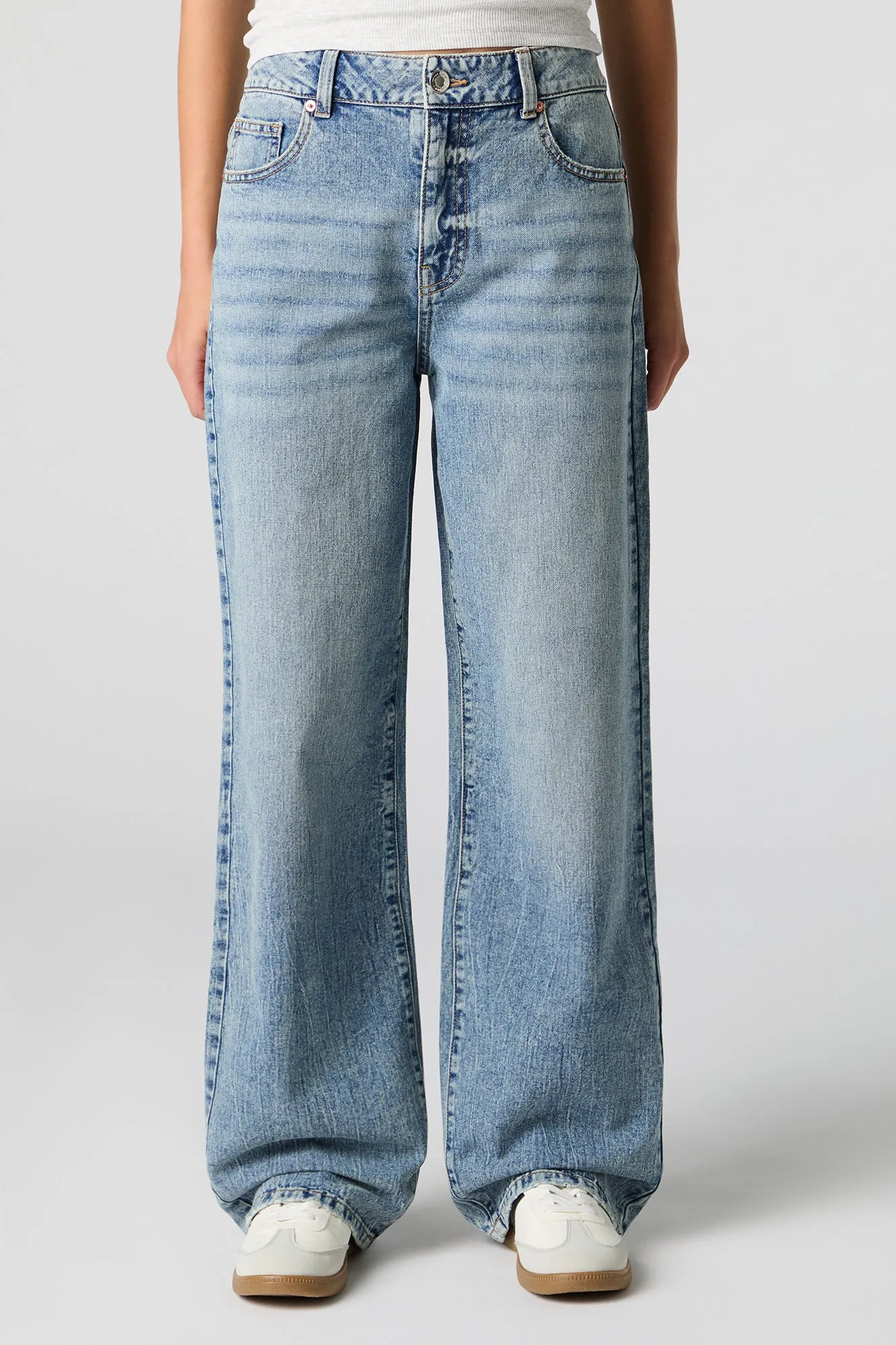 Wide Leg Vintage Medium Jean sold by Urban Planet product image thumbnail 2