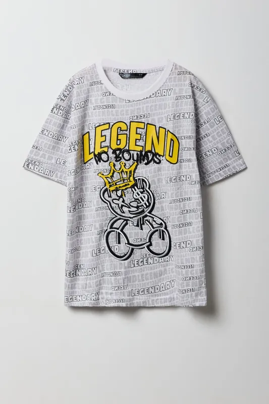 T-shirt avec motif brodé Ours pour garçon sold by Urban Planet