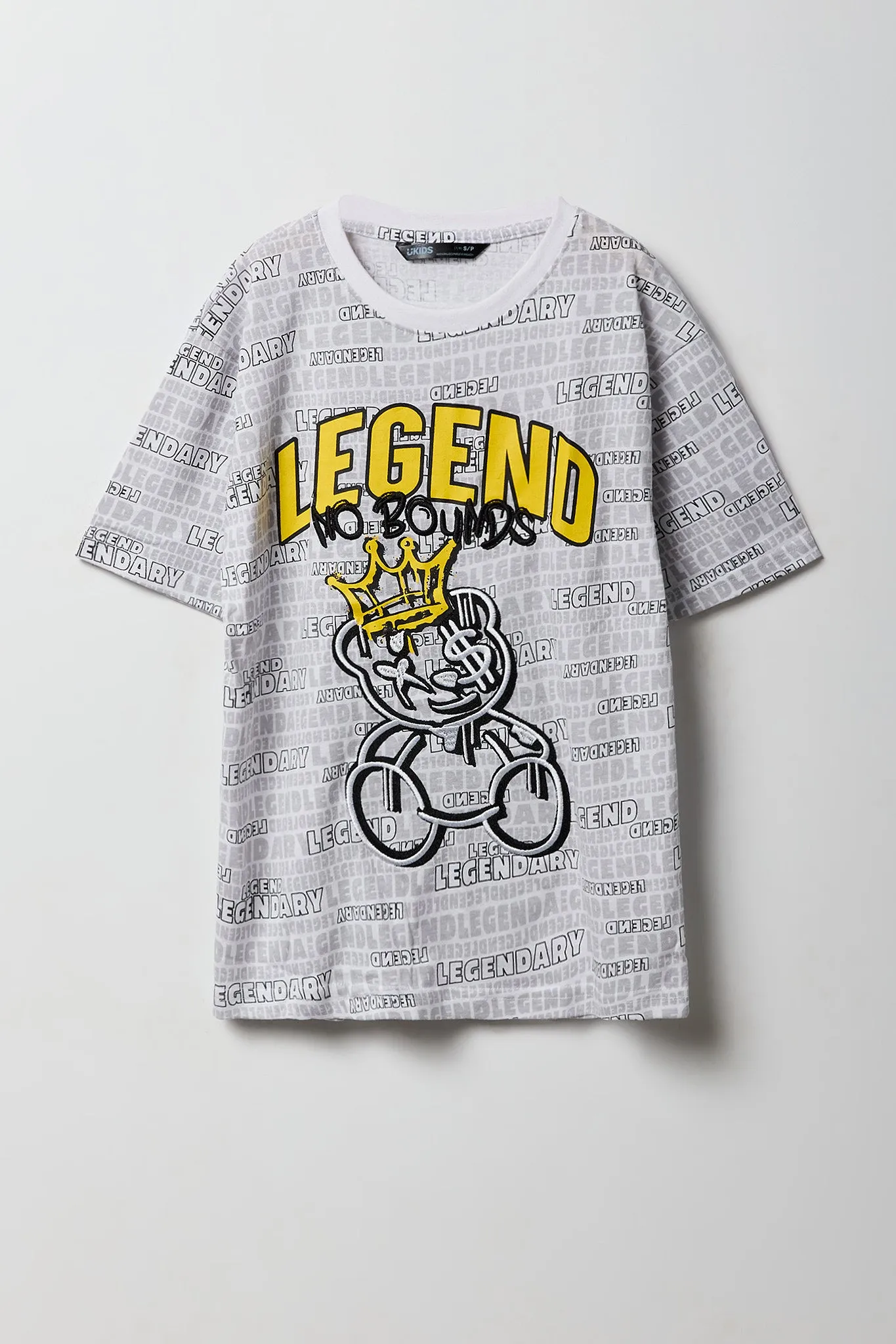 T-shirt avec motif brodé Ours pour garçon sold by Urban Planet