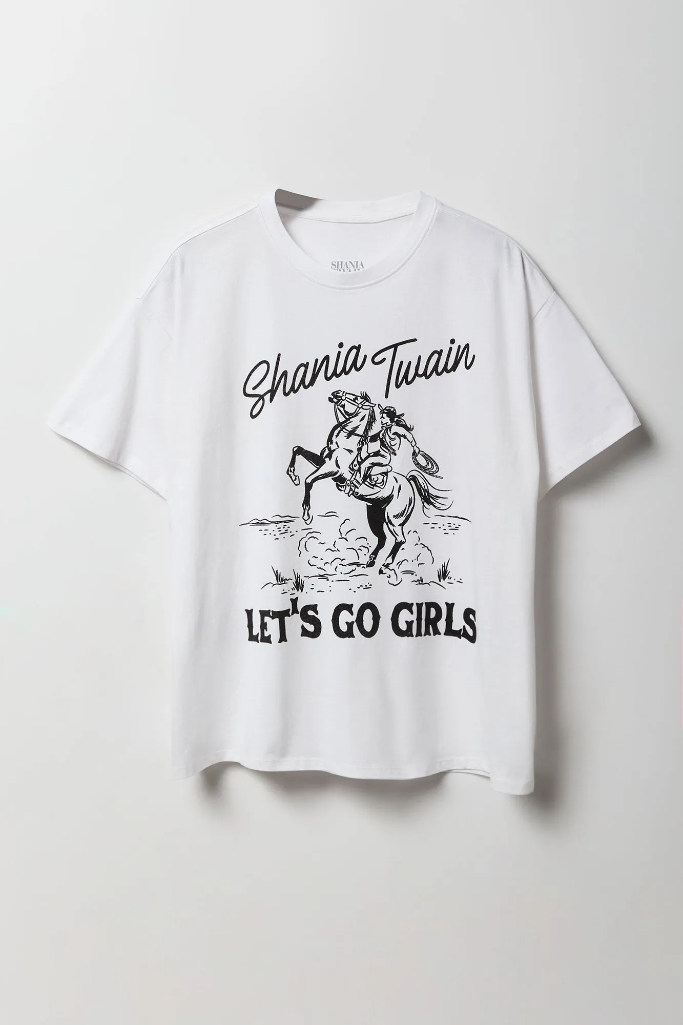 Shania Twain Graphic Boyfriend T-Shirt sold by Urban Planet