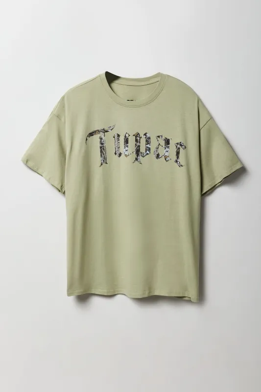 Tupac Graphic Boyfriend T-Shirt sold by Urban Planet