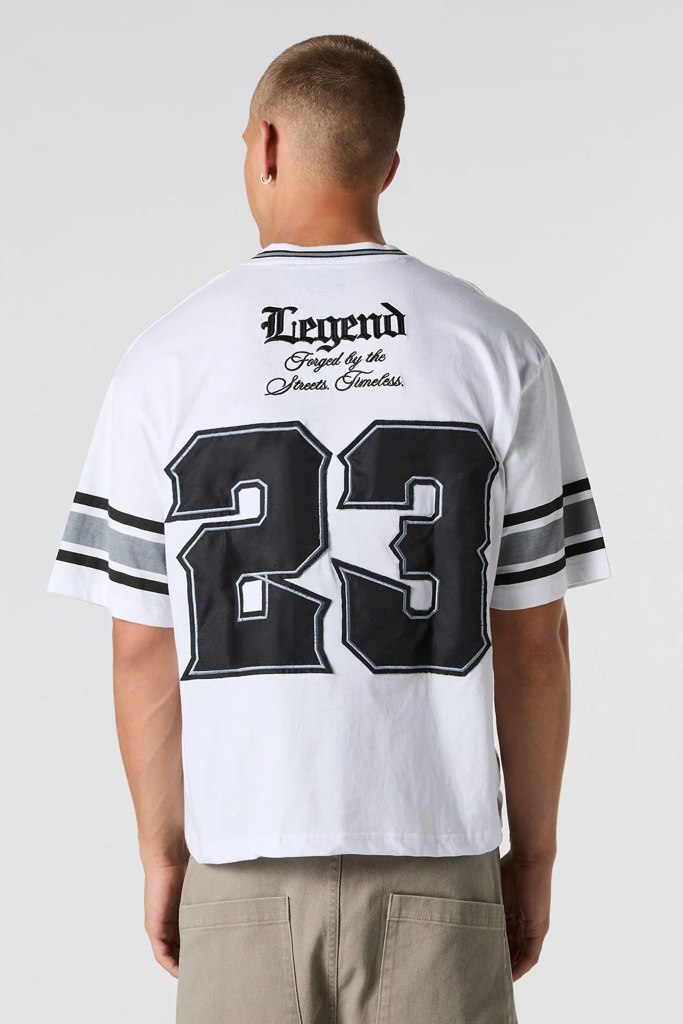 Twill Embroidered Jersey sold by Urban Planet