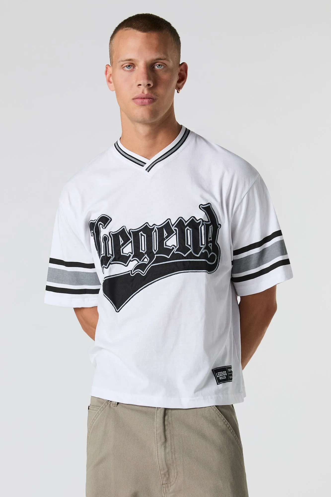 Twill Embroidered Jersey sold by Urban Planet product image thumbnail 2