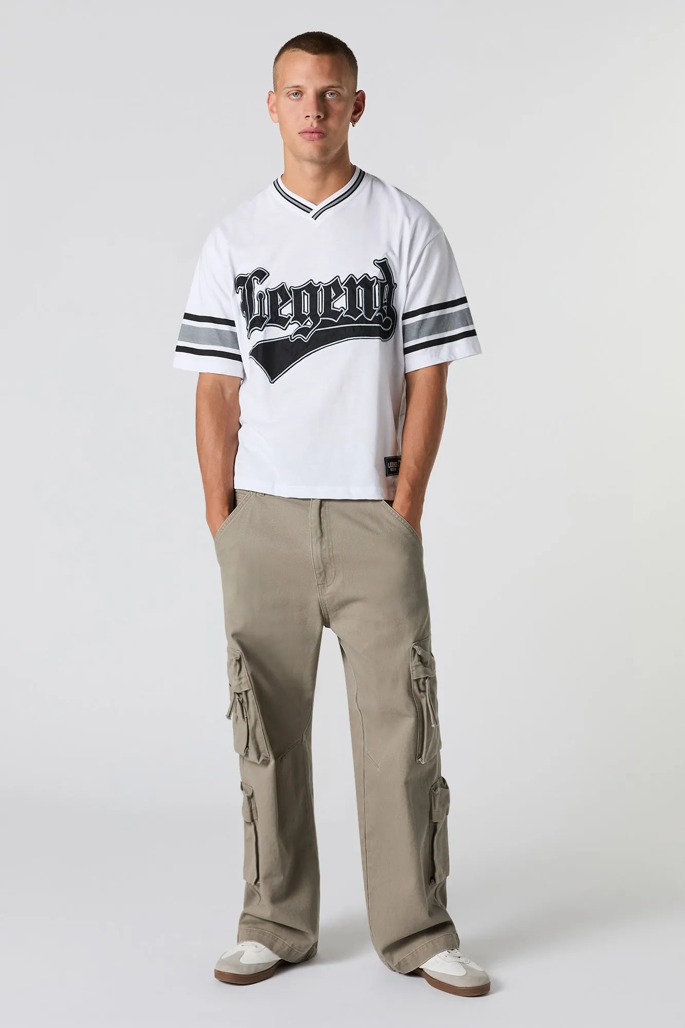 Twill Embroidered Jersey sold by Urban Planet product image thumbnail 3