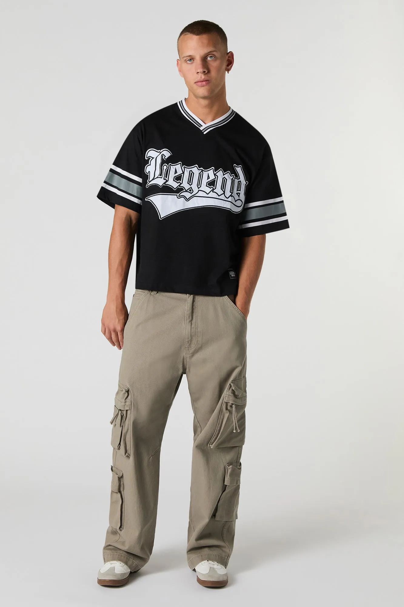 Jersey avec motif brodé en sergé sold by Urban Planet product image thumbnail 4