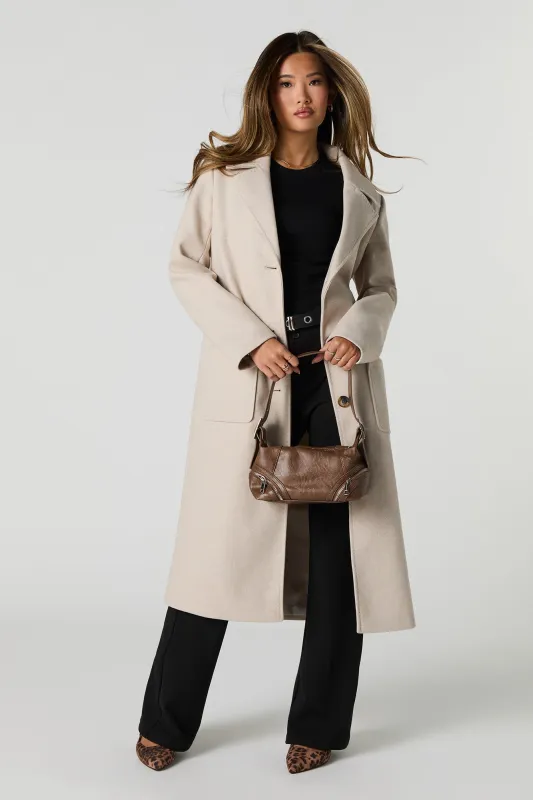 Longline Peacoat sold by Urban Planet