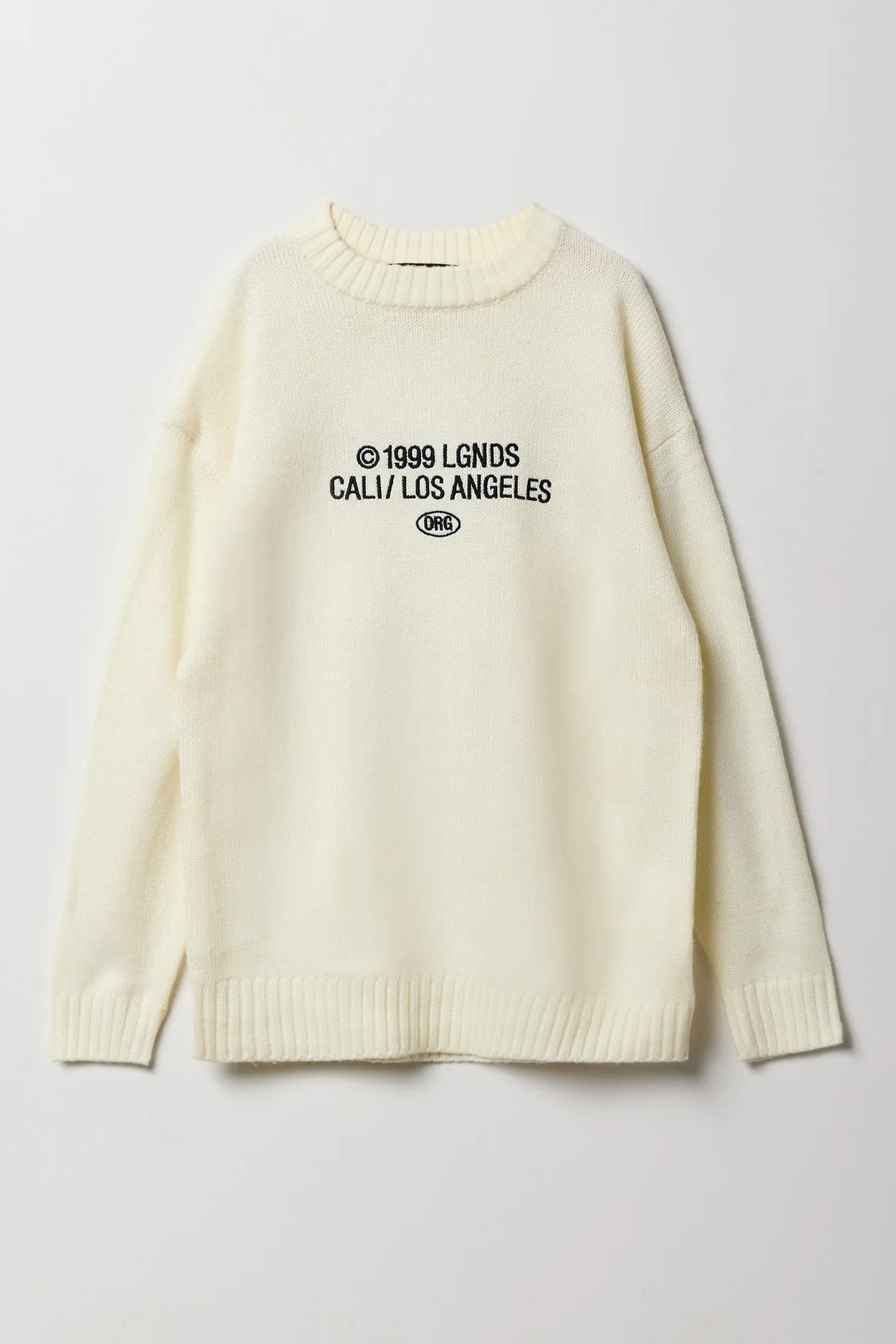 Boys Cali Embroidered Knit Sweater sold by Urban Planet product image thumbnail 3