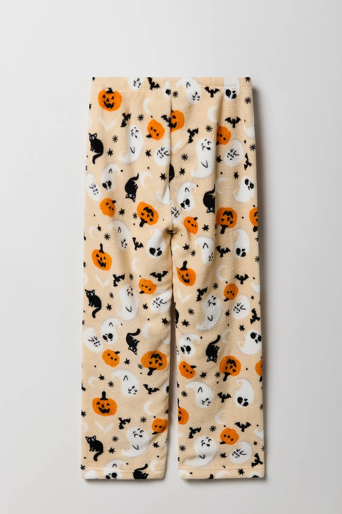 Pantalon de pyjama pelucheux à imprimé Halloween pour filles sold by Urban Planet product image thumbnail 4