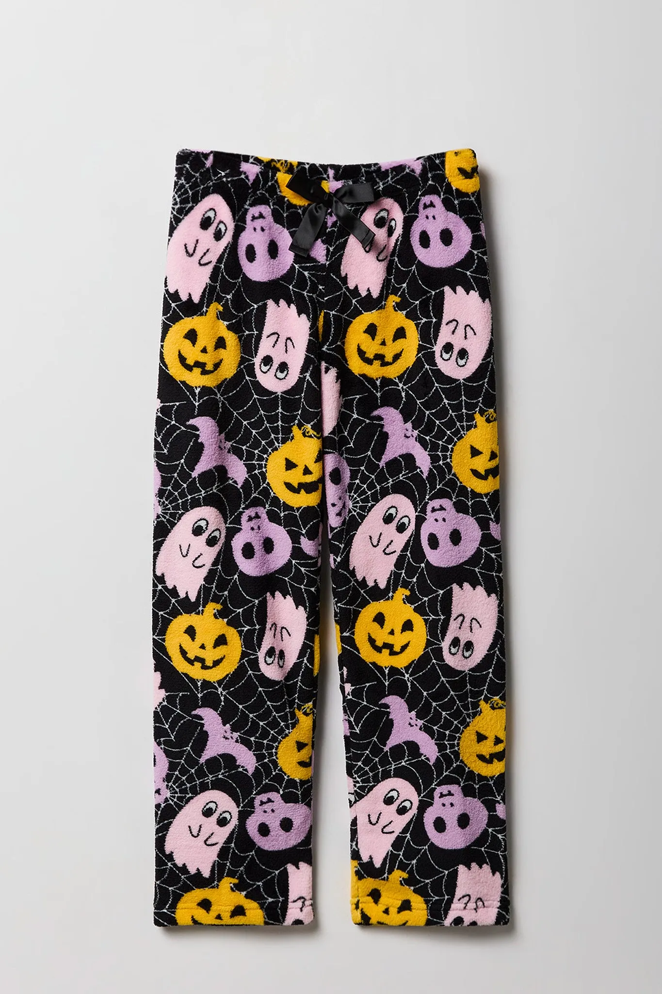 Pantalon de pyjama pelucheux à imprimé Halloween pour filles sold by Urban Planet