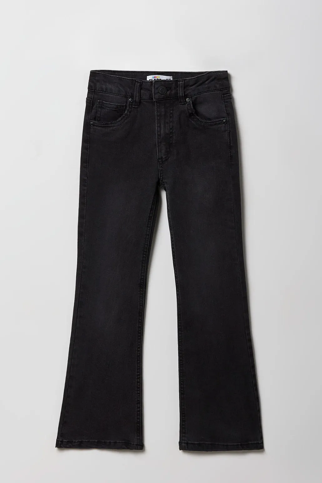 Girls Bow Embroidered Pocket Flare Jean sold by Urban Planet product image thumbnail 2