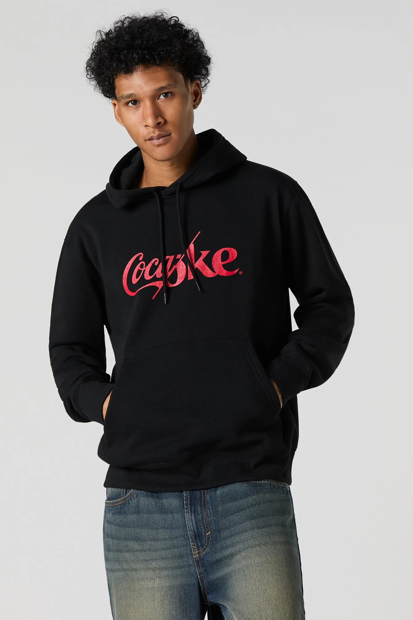 Coke Graphic Fleece Hoodie sold by Urban Planet product image thumbnail 2