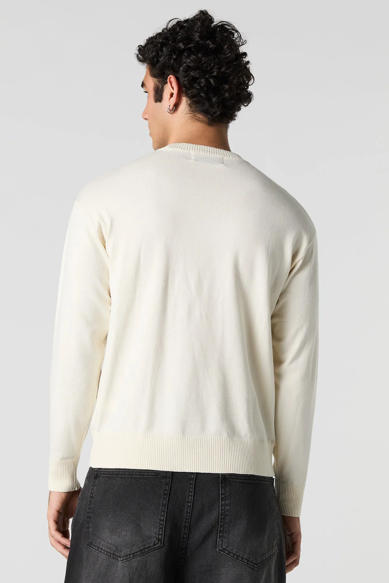 City Jacquard Knit Sweater sold by Urban Planet product image thumbnail 2