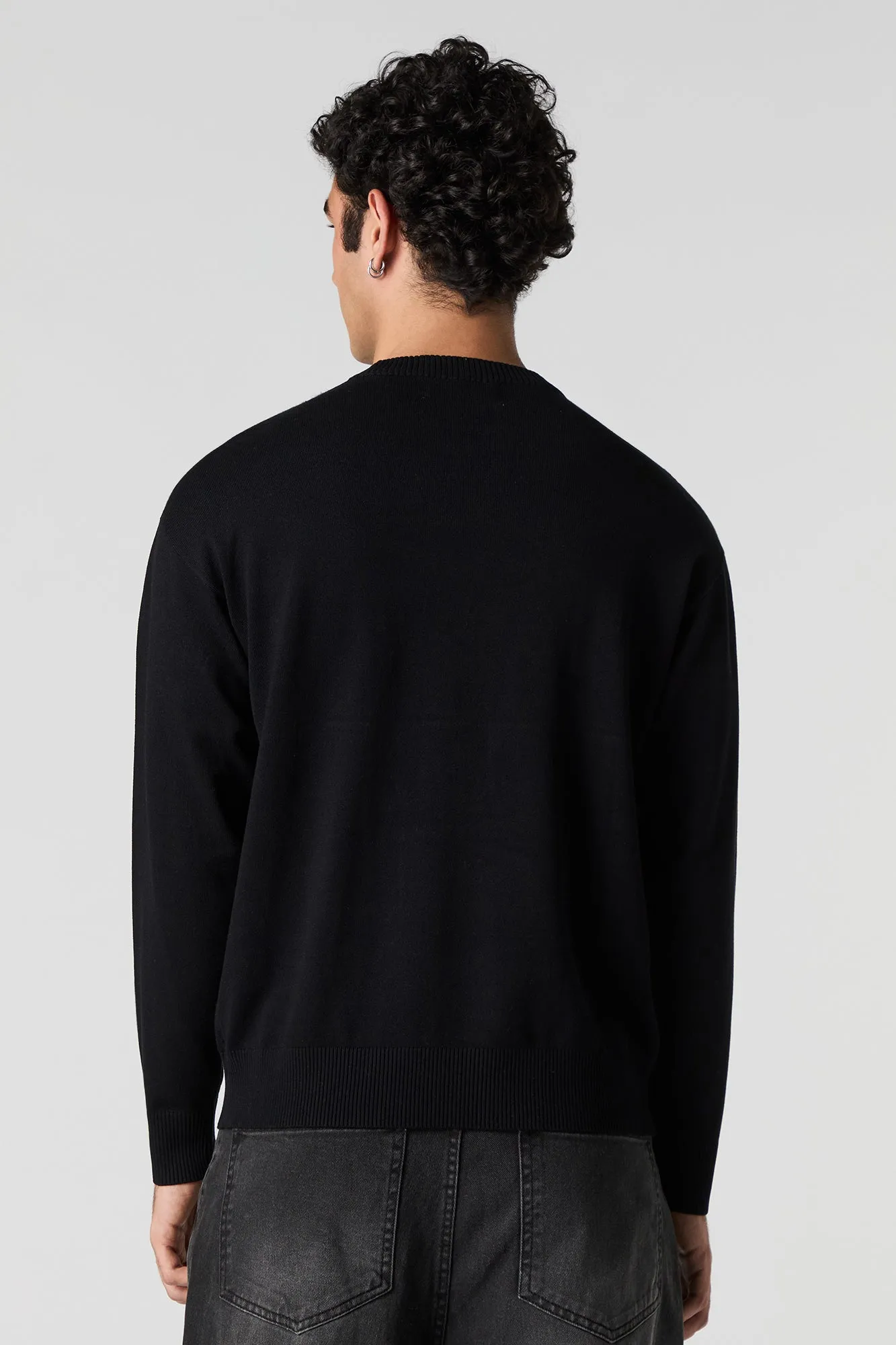 City Jacquard Knit Sweater sold by Urban Planet product image thumbnail 5