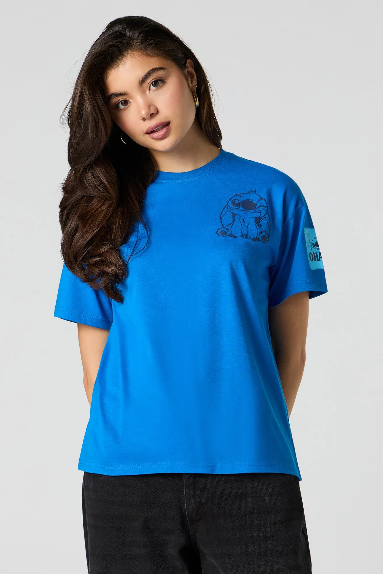 Stitch Puff Print T-Shirt sold by Urban Planet product image thumbnail 2