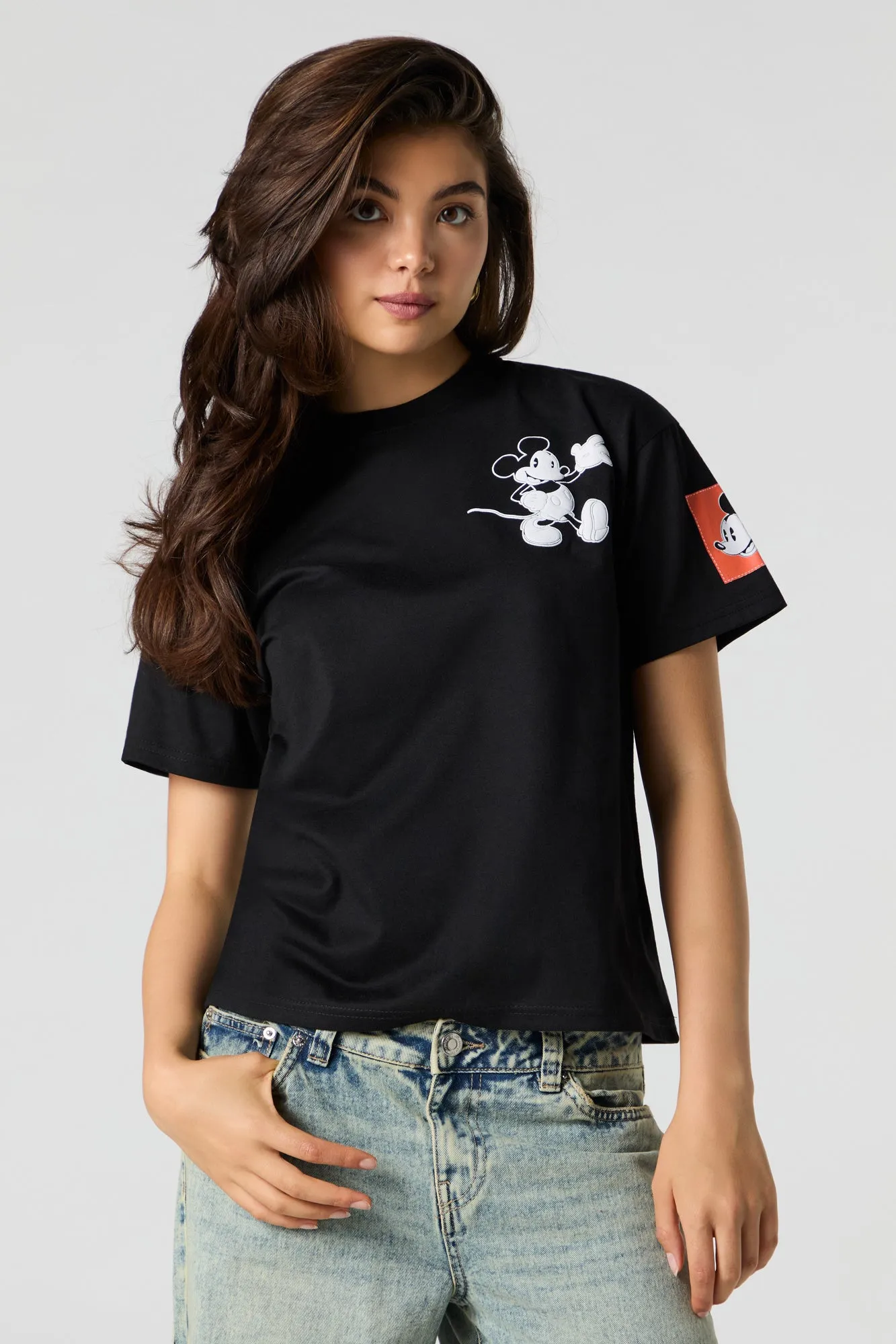 Disney Mickey Mouse Puff Print Graphic T-Shirt sold by Urban Planet product image thumbnail 2