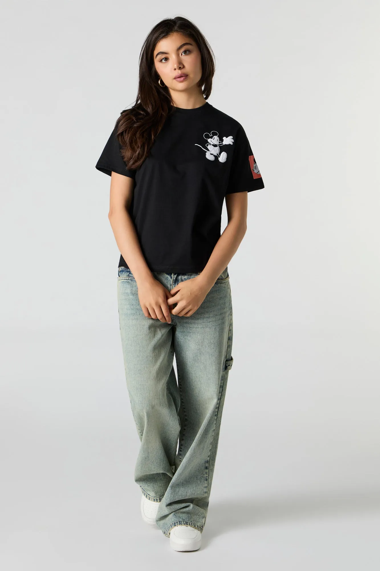 Disney Mickey Mouse Puff Print Graphic T-Shirt sold by Urban Planet product image thumbnail 3