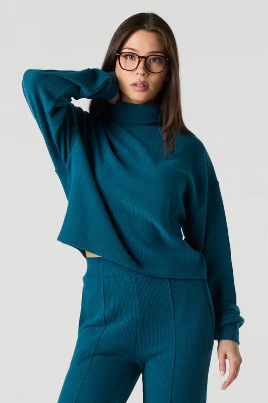 Ribbed Knit Turtleneck Sweater sold by Urban Planet