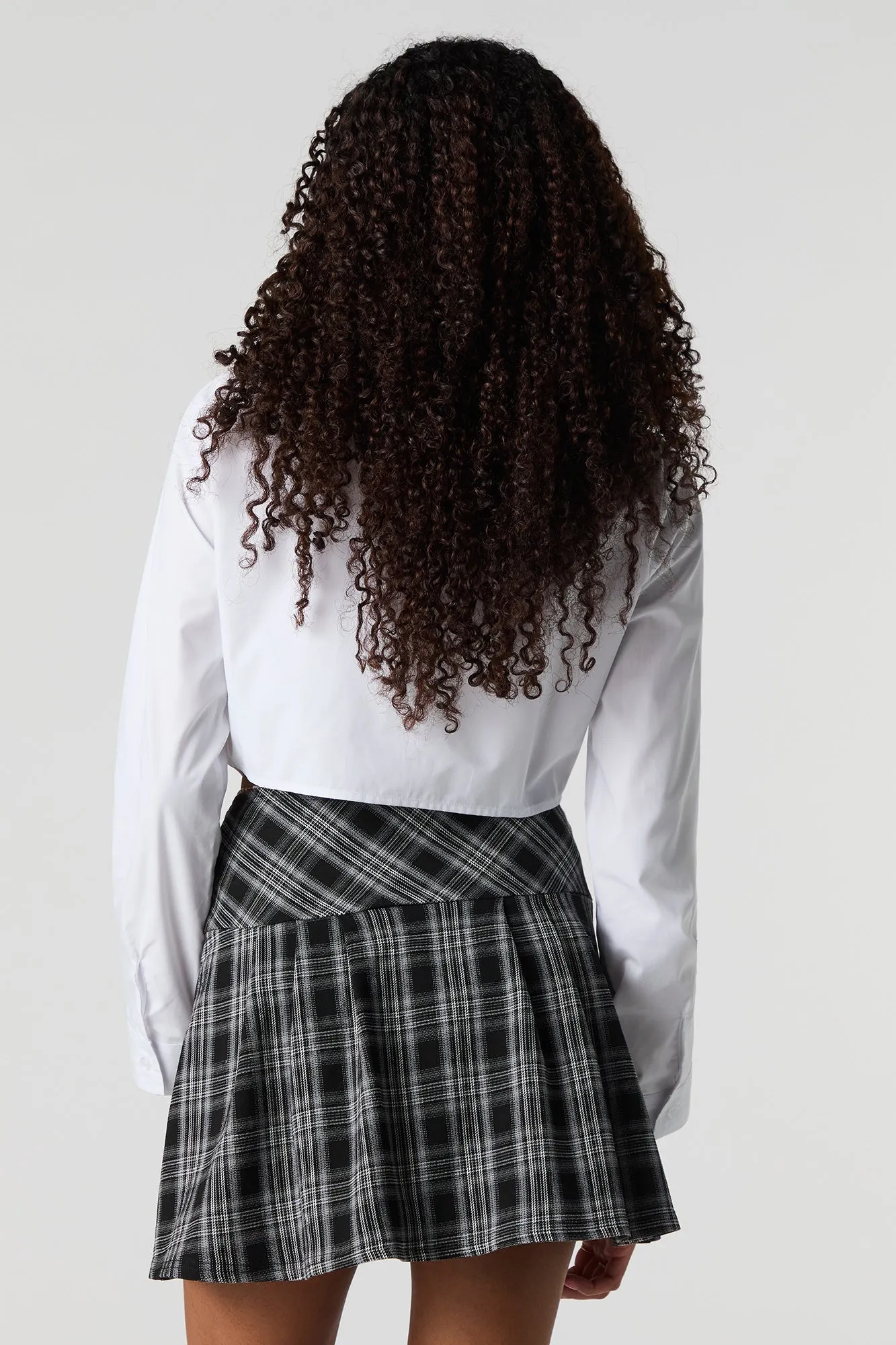 Minijupe-short plissée à carreaux sold by Urban Planet