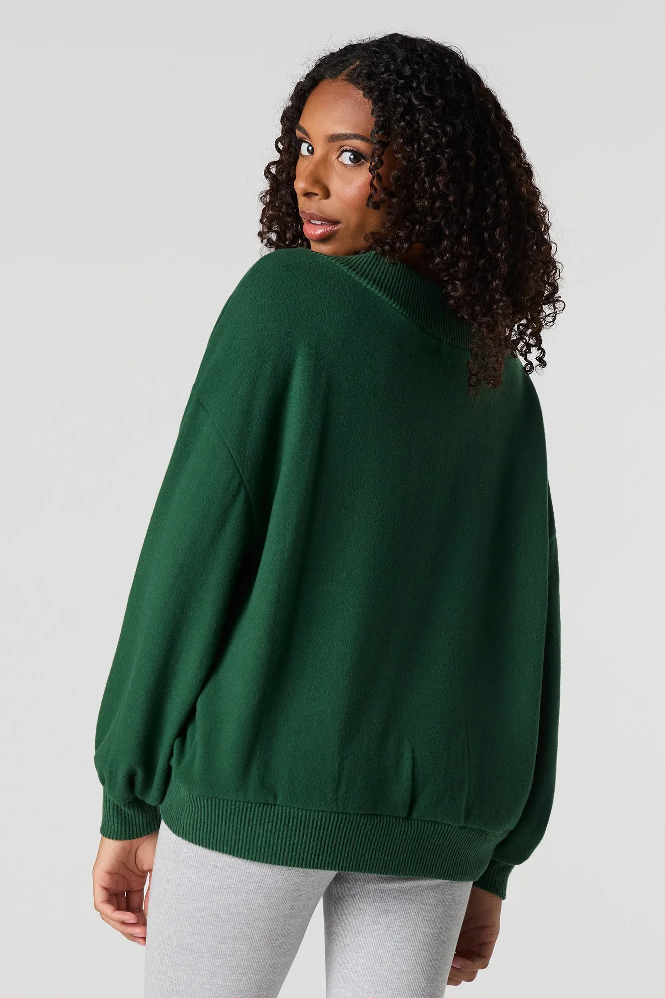 Wide V-Neck Sweater sold by Urban Planet product image thumbnail 2