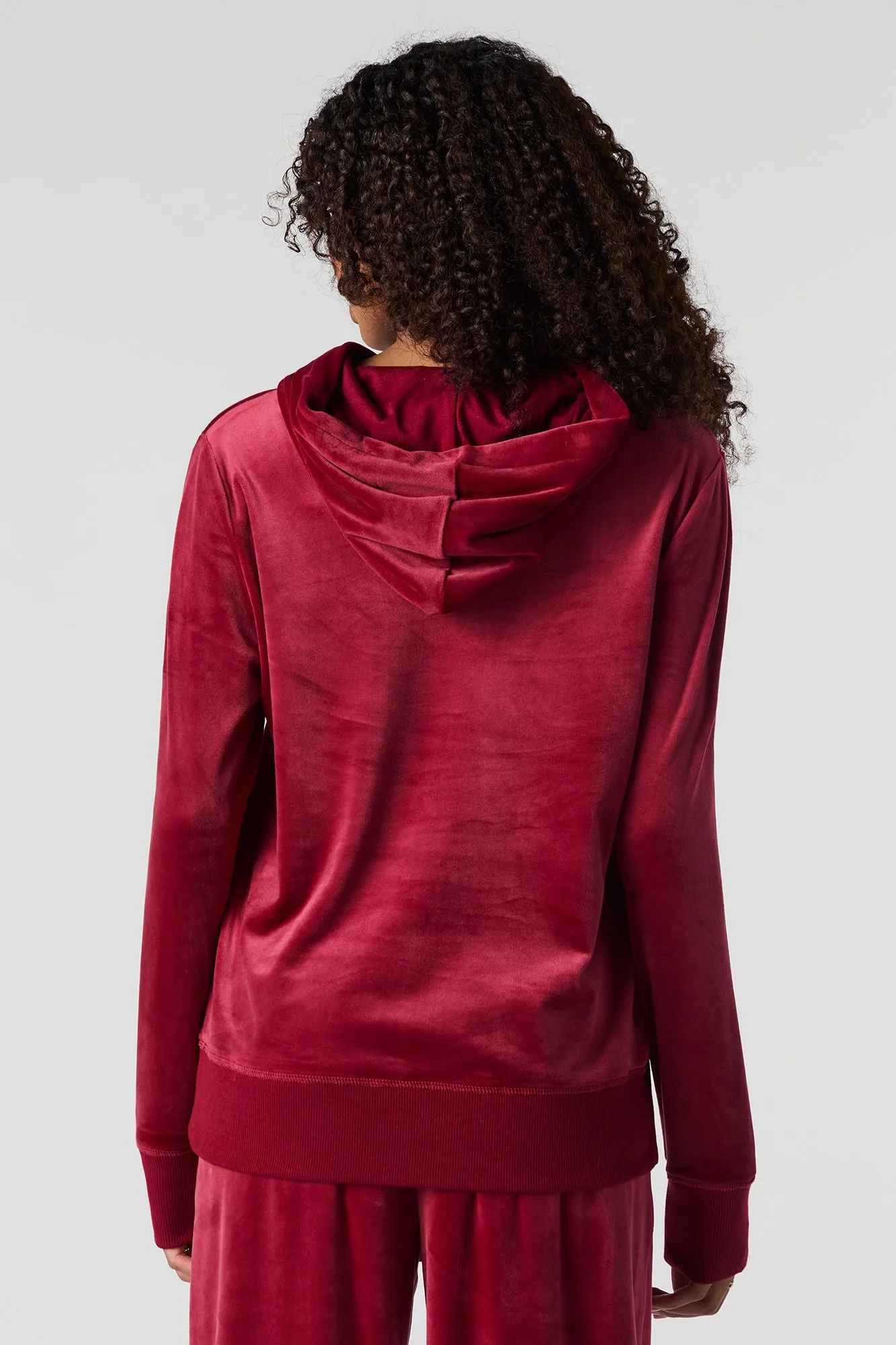 Velour Hoodie sold by Urban Planet product image thumbnail 2