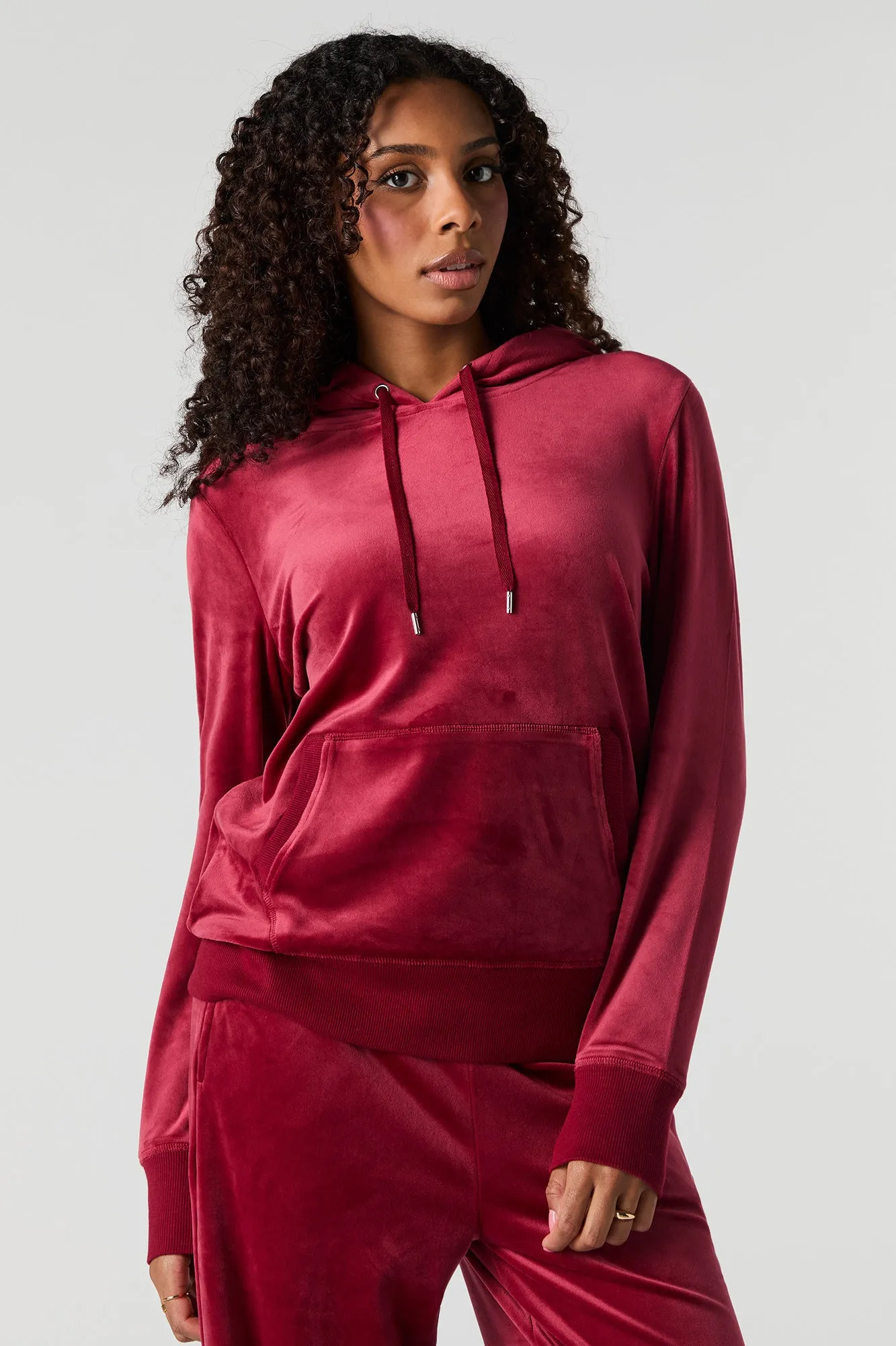 Velour Hoodie sold by Urban Planet