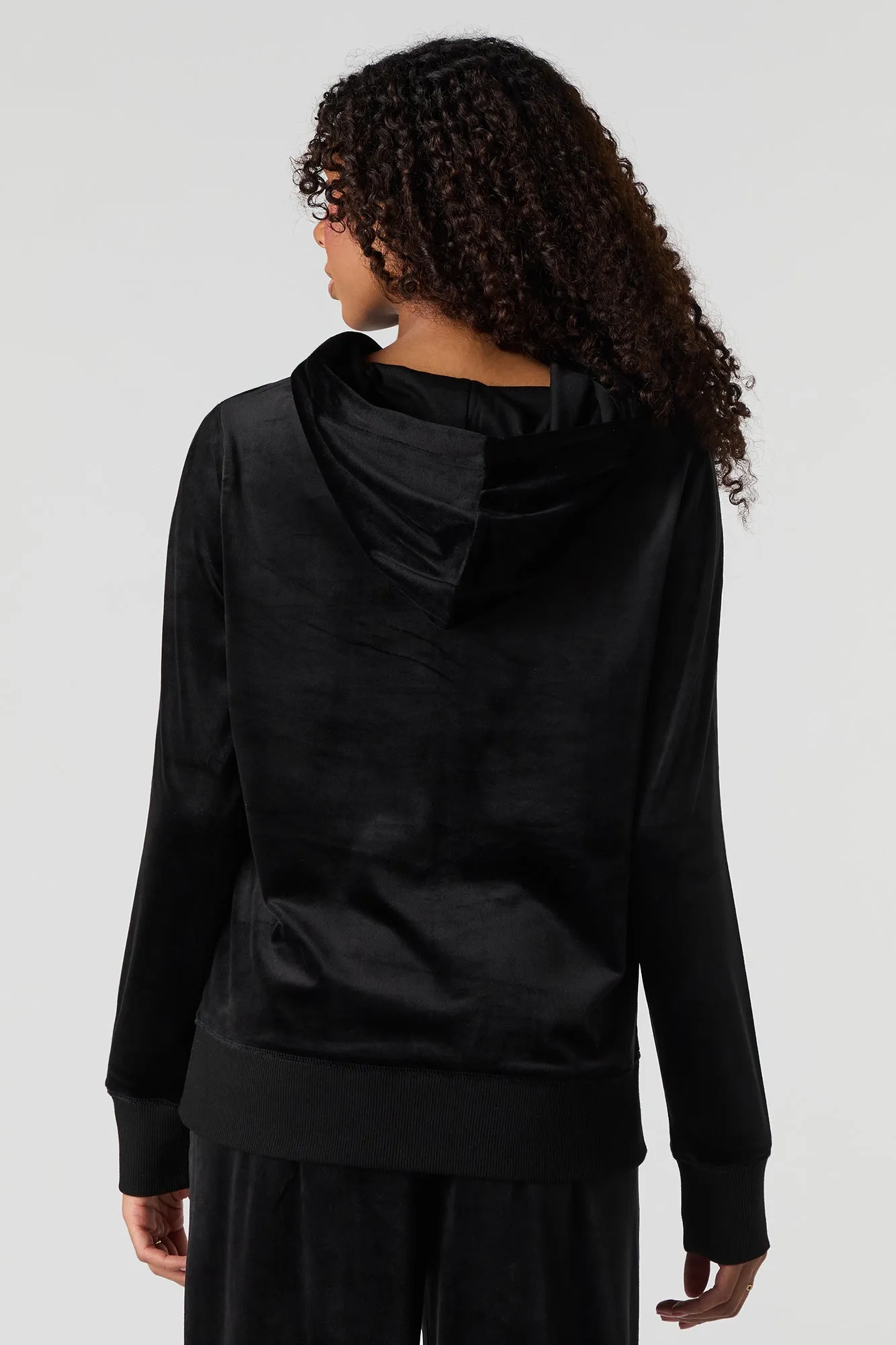 Velour Hoodie sold by Urban Planet product image thumbnail 5