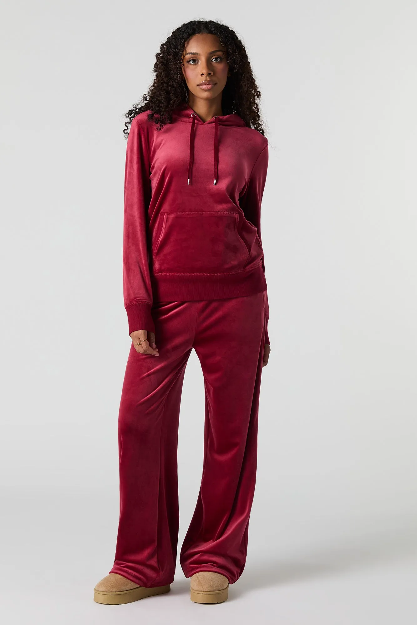 Velour Hoodie sold by Urban Planet product image thumbnail 3