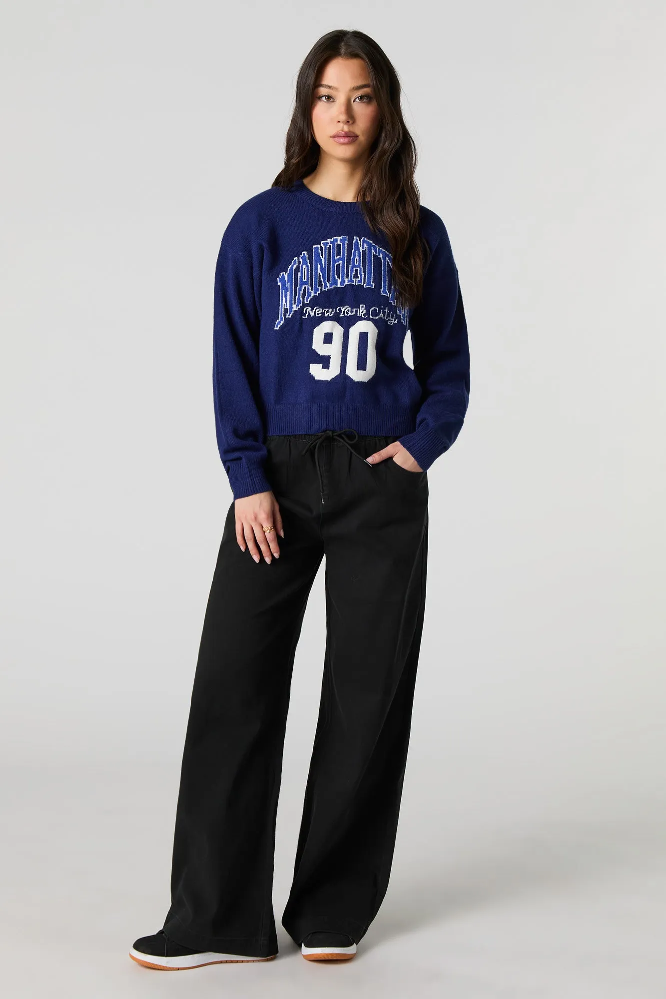 City Jacquard Knit Sweater sold by Urban Planet product image thumbnail 3