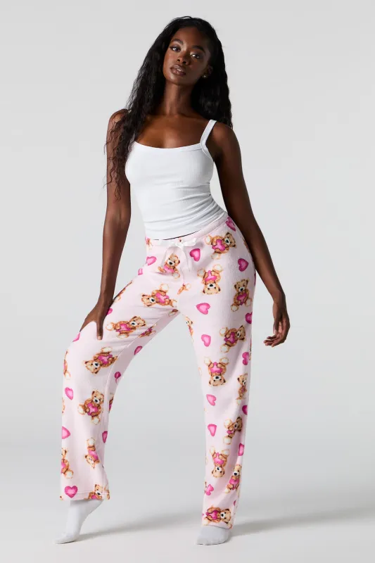 Plush Printed Pajama Pant sold by Urban Planet