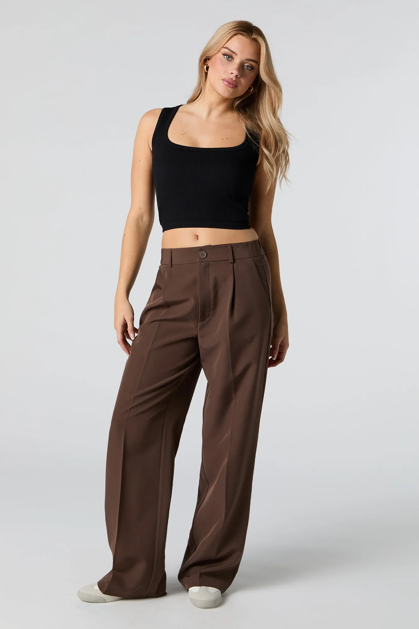 Wide Leg Dress Pant sold by Urban Planet product image thumbnail 5