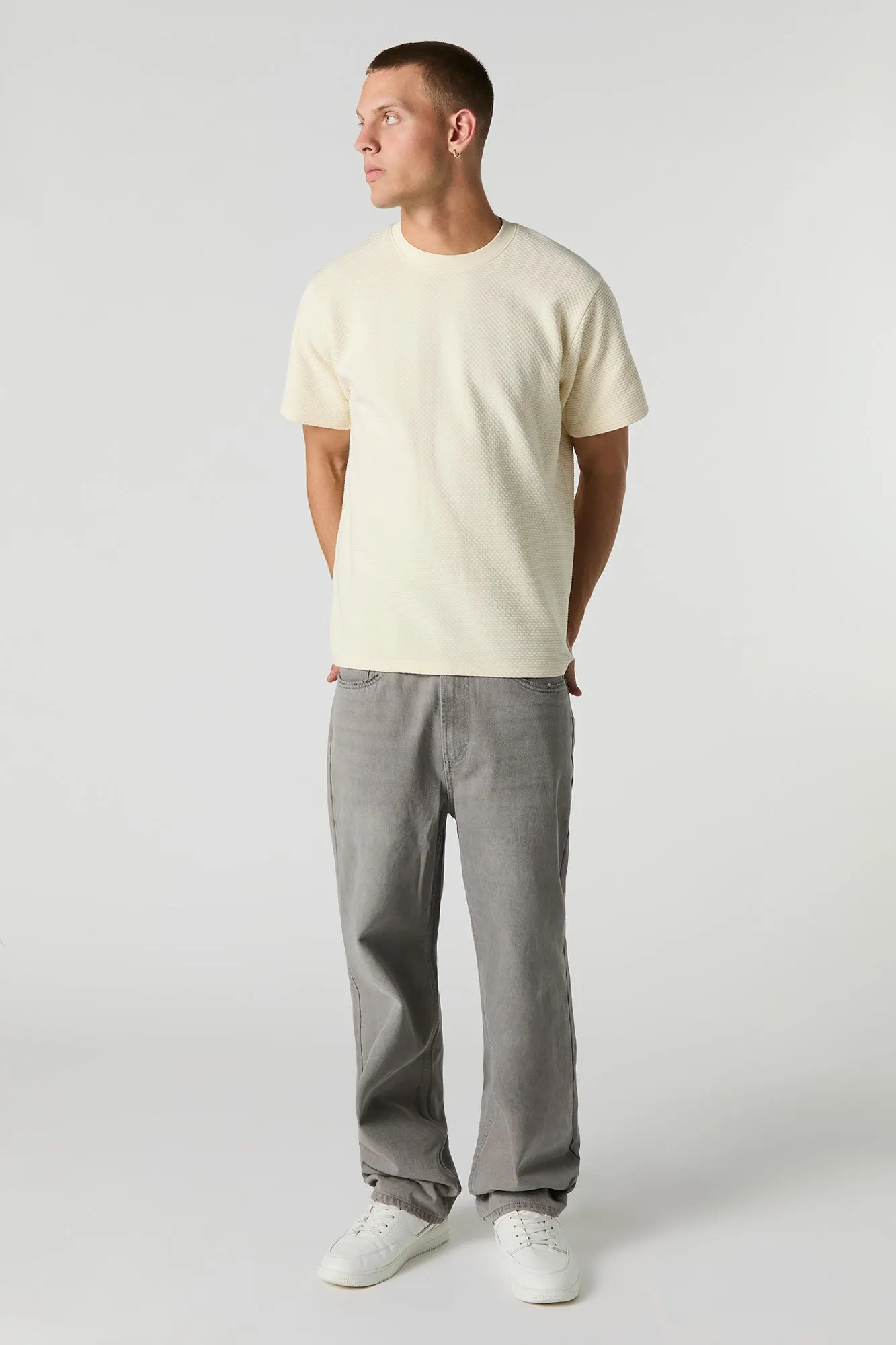 Textured T-Shirt sold by Urban Planet product image thumbnail 3