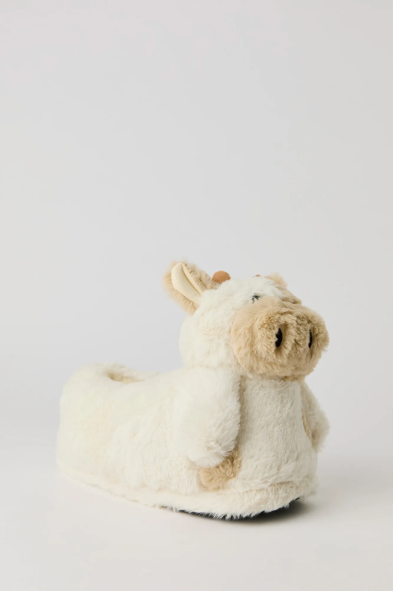 Faux Fur 3D Cow Slipper sold by Urban Planet product image thumbnail 3