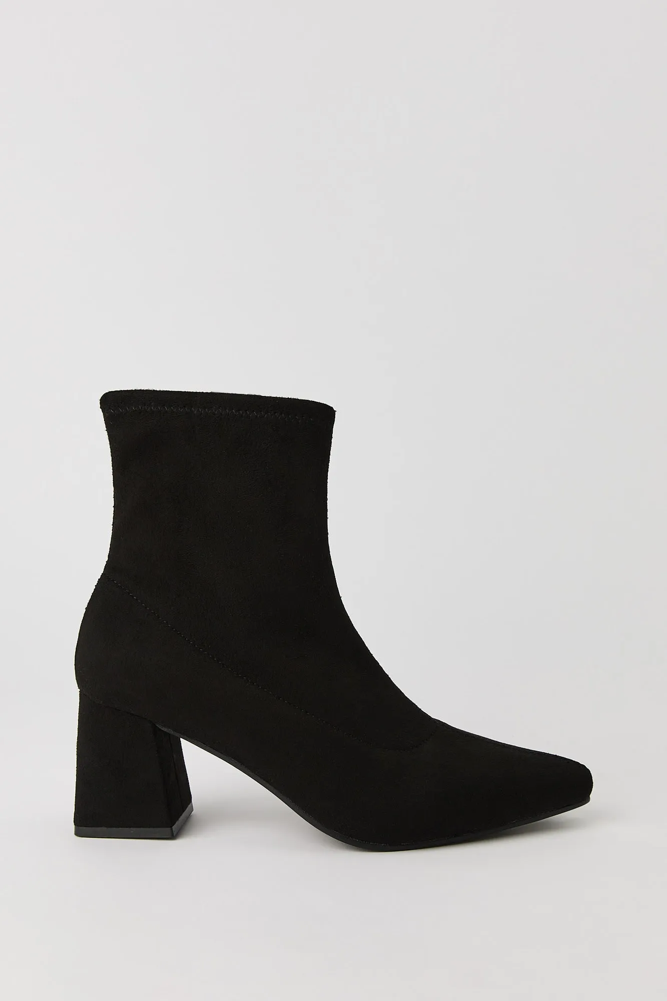 Pointed Toe Block Heel Booties sold by Urban Planet