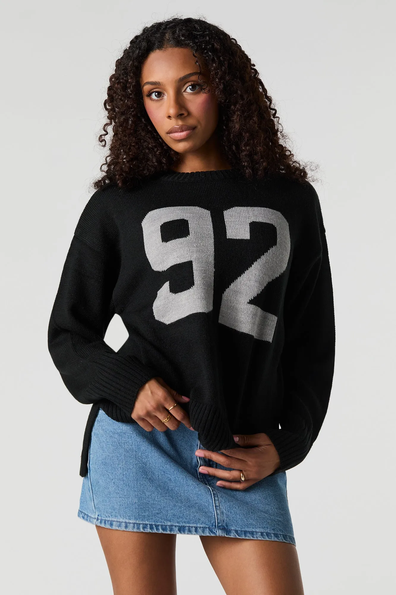 Jacquard Knit Sweater sold by Urban Planet product image thumbnail 4