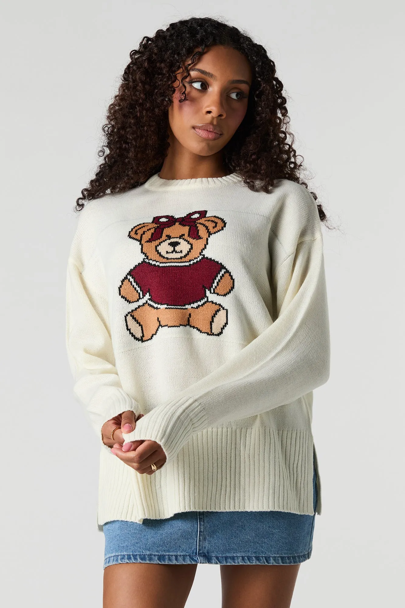 Chandail en tricot jacquard sold by Urban Planet