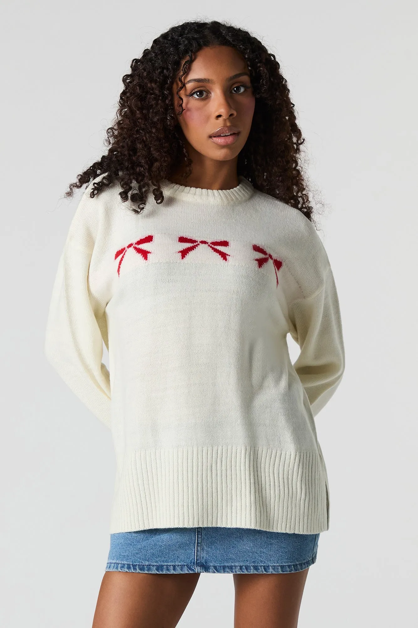 Chandail en tricot jacquard sold by Urban Planet product image thumbnail 5