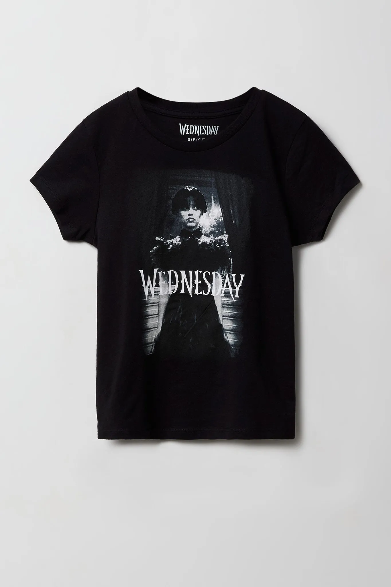 Girls Wednesday Graphic T-Shirt sold by Urban Planet product image thumbnail 5