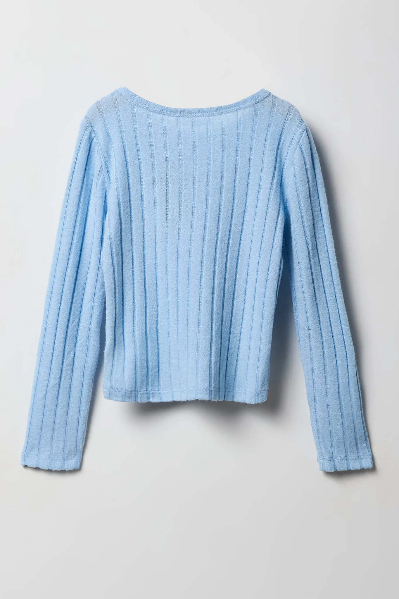 Girls Ribbed Knit Long Sleeve Top sold by Urban Planet product image thumbnail 2