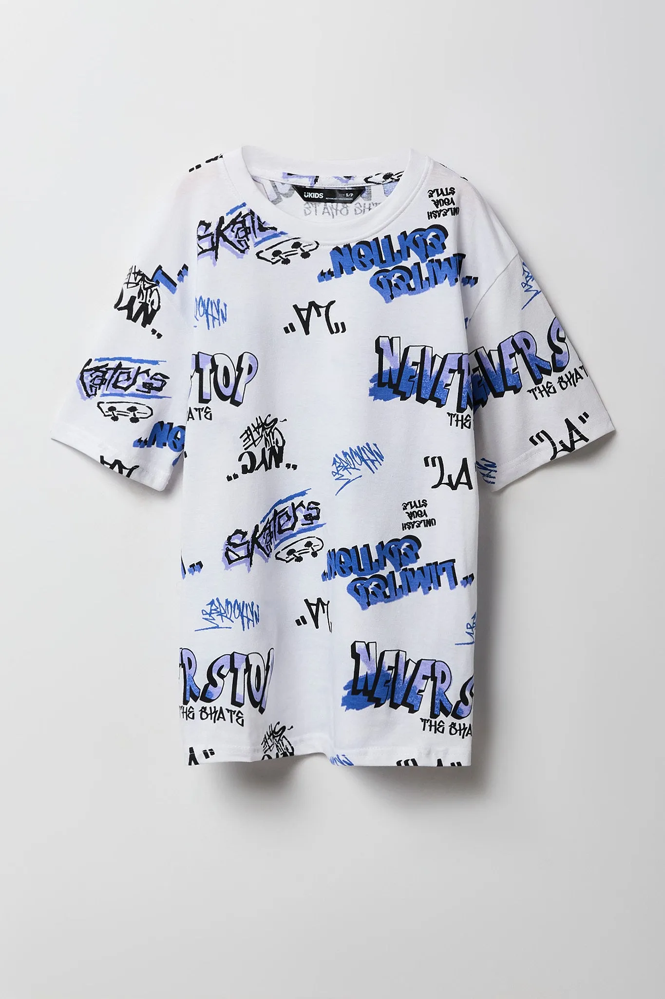 Boys Sports Print T-Shirt sold by Urban Planet product image thumbnail 5