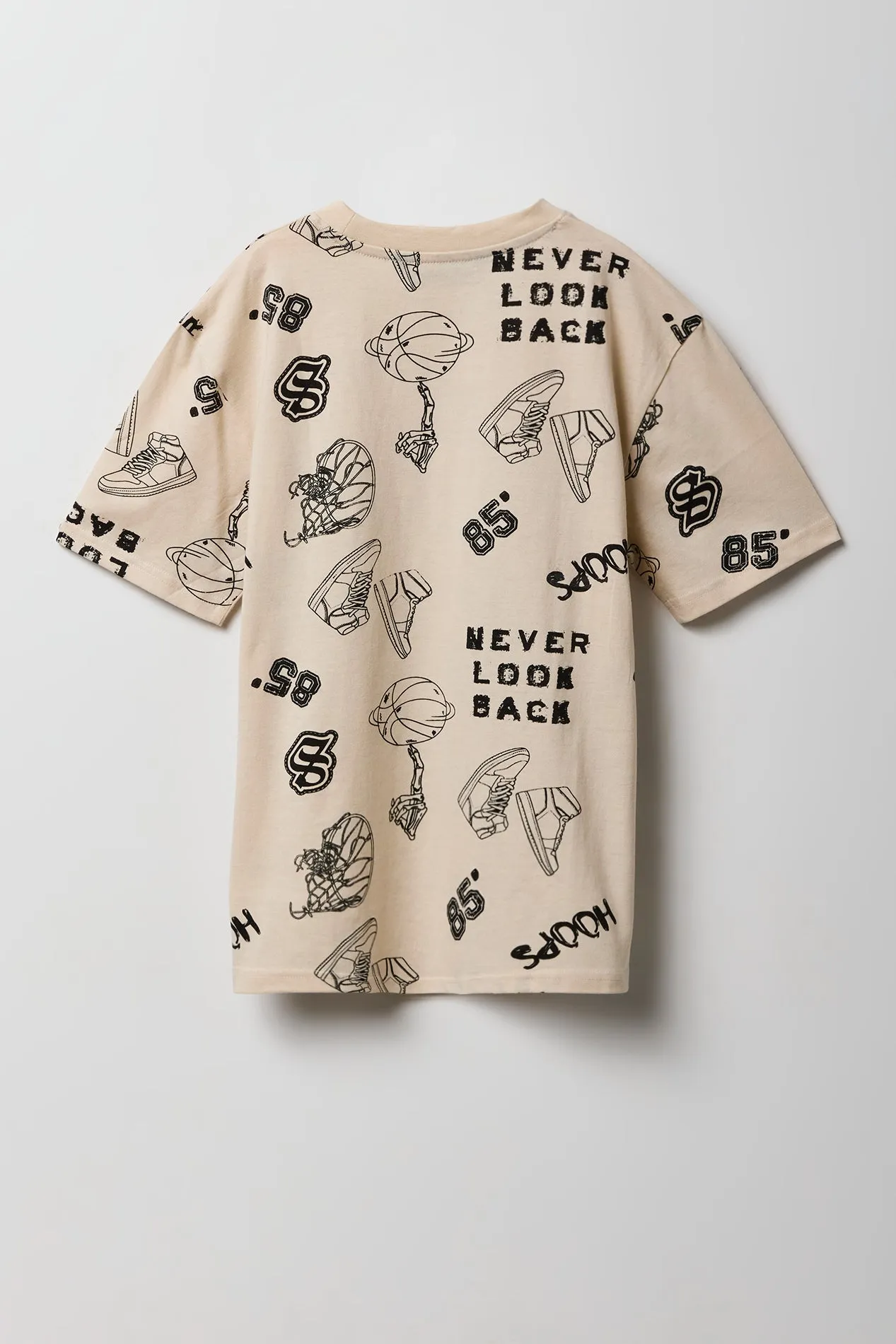 Boys Sports Print T-Shirt sold by Urban Planet product image thumbnail 4