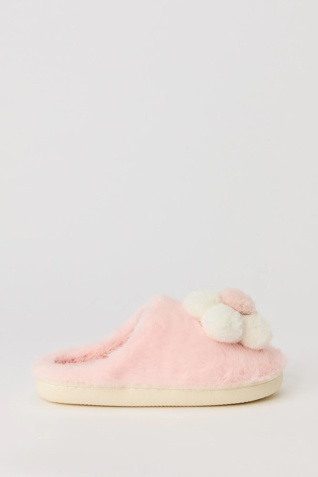 Faux Fur Flower Slippers sold by Urban Planet product image thumbnail 2