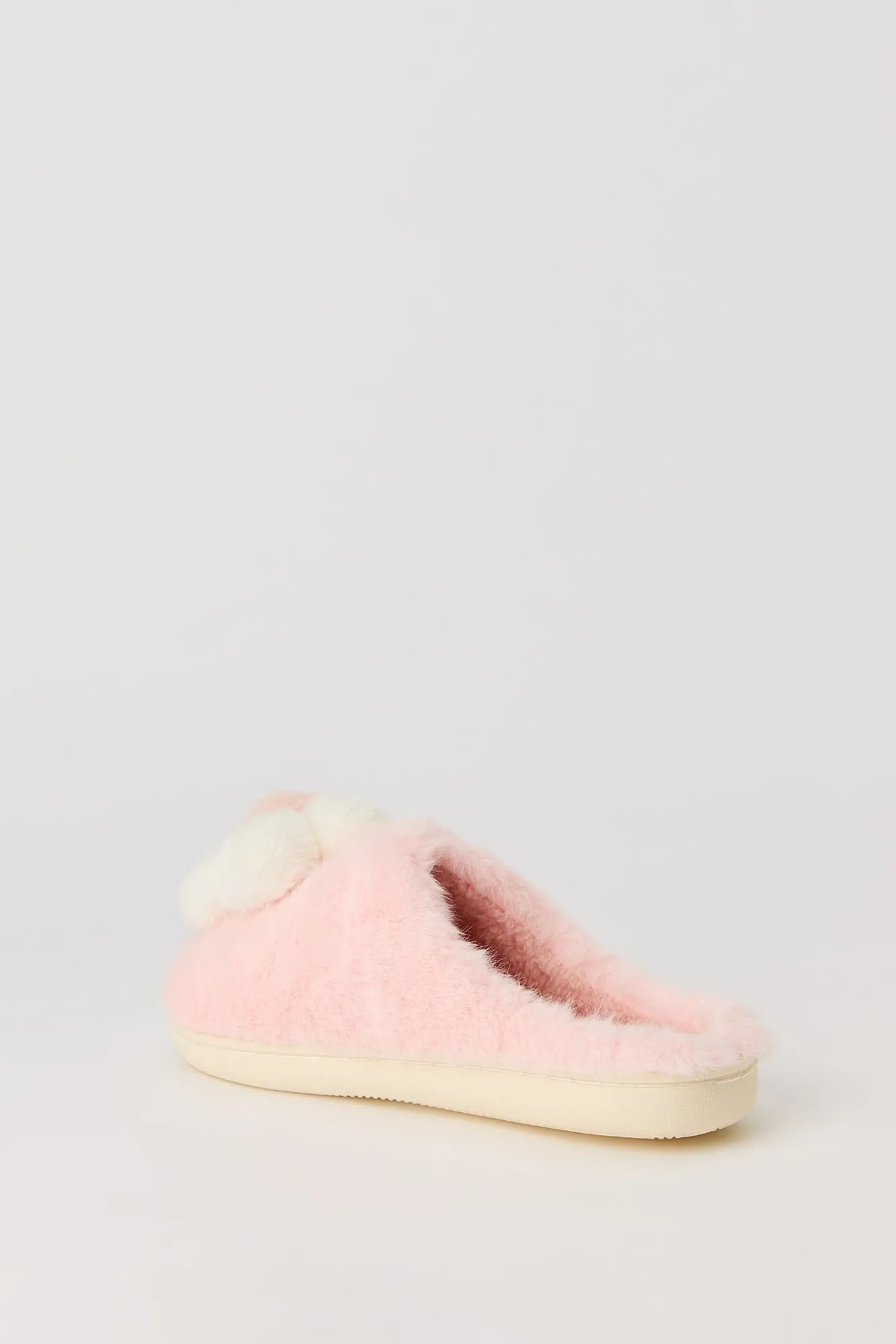 Faux Fur Flower Slippers sold by Urban Planet product image thumbnail 4