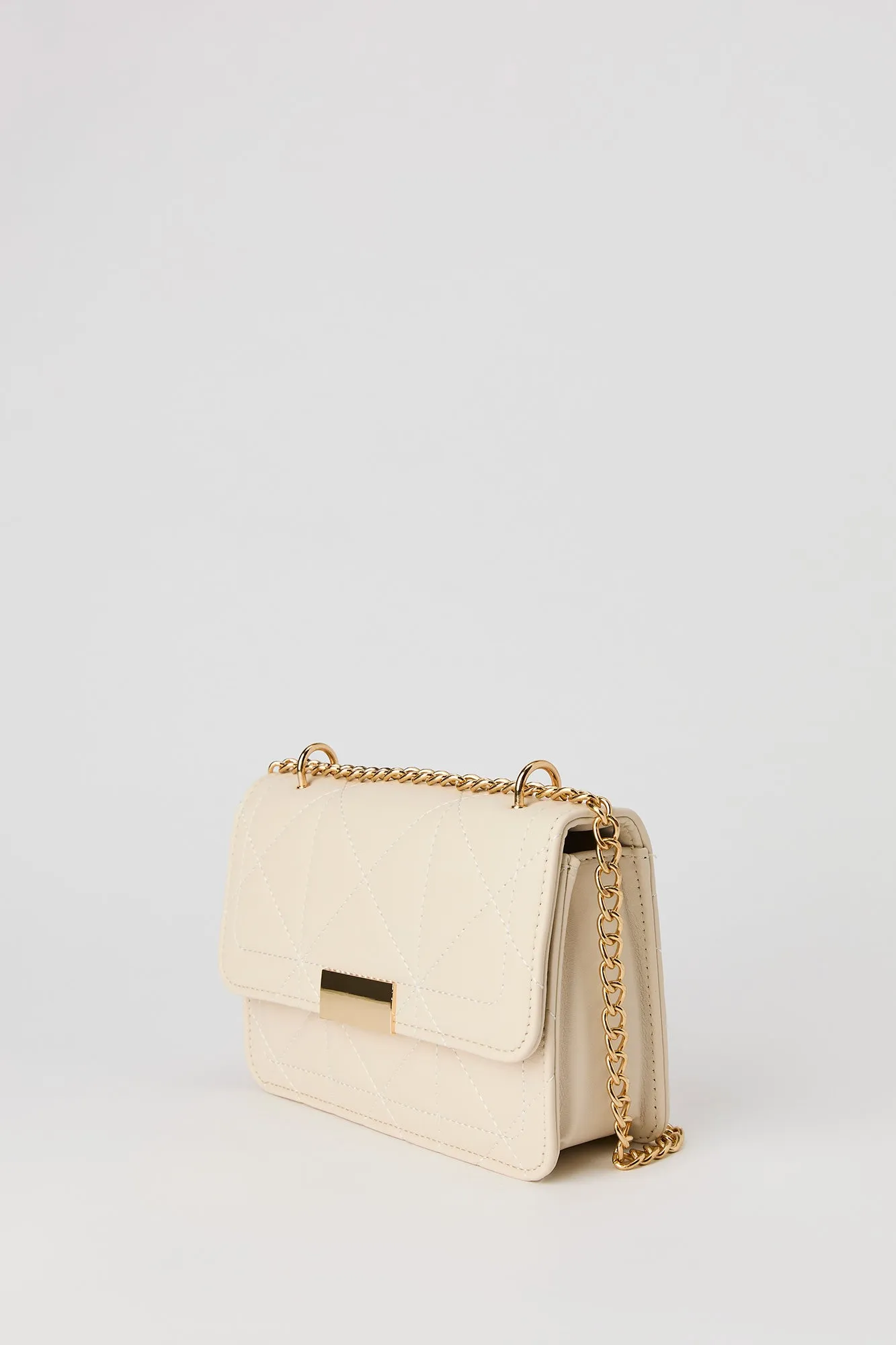 Faux Leather Quilted Crossbody Purse sold by Urban Planet product image thumbnail 5